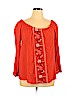 Old Navy 100% Rayon Orange 3/4 Sleeve Top Size XL - photo 1