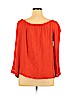 Old Navy 100% Rayon Orange 3/4 Sleeve Top Size XL - photo 2