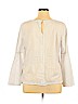 Ann Taylor LOFT Outlet 100% Cotton White Long Sleeve Top Size XL - photo 2