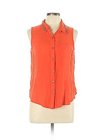 By & By Sleeveless Button-Down Shirt (view 1)