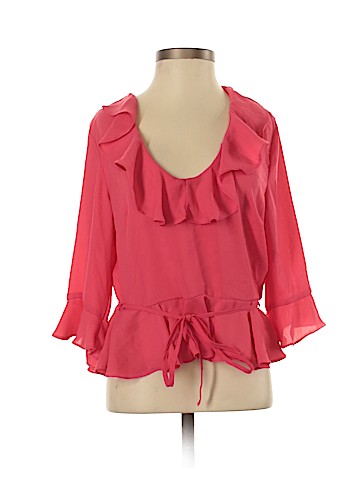 Topshop 3/4 Sleeve Blouse (view 1)
