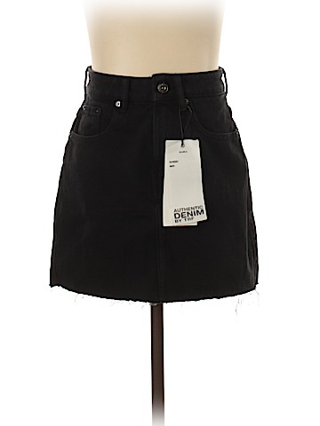 Zara Denim Skirt (view 1)