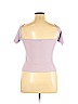 Zara Purple Short Sleeve Top Size L - photo 2