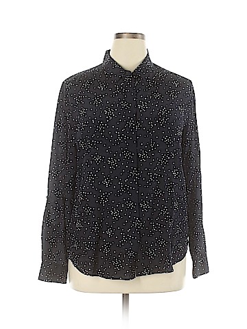 Ann Taylor Long Sleeve Silk Top (view 1)