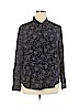 Ann Taylor 100% Silk Black Long Sleeve Silk Top Size XL - photo 1