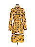 Zara 100% Polyester Yellow Casual Dress Size XS - photo 1