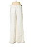 Tory Burch 100% Linen Ivory Linen Pants Size 8 - photo 2