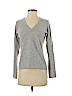 Magaschoni 100% Cashmere Gray Cashmere Pullover Sweater Size S - photo 1