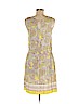 H&M 100% Viscose Yellow Casual Dress Size M - photo 2