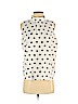 Ann Taylor 100% Polyester White Sleeveless Blouse Size S (petite) - photo 1