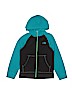 The North Face 100% Polyester Blue Zip Up Hoodie Size M (youth) - photo 1