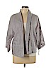 Doncaster 100% Linen Gray Kimono Size M (petite) - photo 1