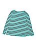 Justice Stripes Teal Long Sleeve T-Shirt Size 14 - photo 2