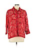 Chico's Design Red Long Sleeve Blouse Size XL (3) - photo 1