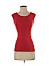 James Perse 100% Cotton Red Sleeveless T-Shirt Size Sm (1) - photo 1