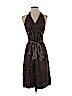 BCBGMAXAZRIA 100% Silk Brown Casual Dress Size 2 - photo 1