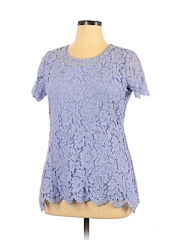 Isaac Mizrahi LIVE! Short Sleeve Blouse (view 1)