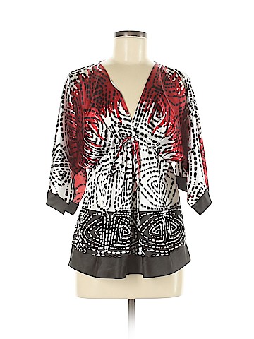 BCBGMAXAZRIA Short Sleeve Blouse (view 1)