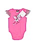 Assorted Brands Graphic Pink Short Sleeve Onesie Size 6-9 mo - photo 1