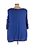Jaclyn Smith Blue 3/4 Sleeve Top Size 3X - photo 2