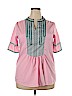 Unbranded Pink Short Sleeve Blouse Size 2X - photo 1