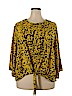 Truth NYC 100% Polyester Yellow 3/4 Sleeve Blouse Size 2X - photo 1