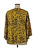 Truth NYC 100% Polyester Yellow 3/4 Sleeve Blouse Size 2X - photo 2