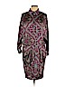 Purificacion Garcia 100% Polyester Purple Casual Dress Size EU 44 / US 14 - photo 1