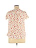 Talbots 100% Rayon White Short Sleeve Blouse Size 0X - photo 2