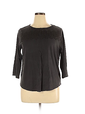 Ann Taylor LOFT Outlet 3/4 Sleeve T-Shirt (view 1)