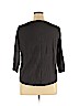 Ann Taylor LOFT Outlet 100% Cotton Gray 3/4 Sleeve T-Shirt Size XL - photo 2