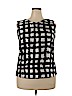 Liz Claiborne 100% Polyester Black Sleeveless Blouse Size XL - photo 1