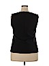 Liz Claiborne 100% Polyester Black Sleeveless Blouse Size XL - photo 2