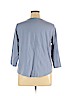 Ann Taylor LOFT Outlet 100% Cotton Blue 3/4 Sleeve Top Size XL - photo 2