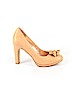 Miss Albright 100% Leather Tan Heels Size 9 - photo 1
