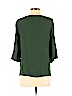 H&M 100% Viscose Green Long Sleeve Top Size 2 - photo 2