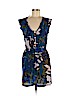 Aqua 100% Polyester Blue Casual Dress Size M - photo 1