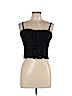 INC International Concepts 100% Nylon Black Sleeveless Blouse Size 14 (petite) - photo 1