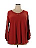 Cato Orange Long Sleeve Top Size 18 - 20 - photo 1