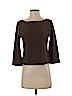 Boston Proper Brown 3/4 Sleeve Top Size XS (petite) - photo 1