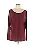Lane Bryant Burgundy Long Sleeve Top Size 14 - 16 Plus - photo 1