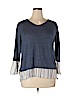 Westport Blue Long Sleeve Top Size XL - photo 1