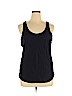 Ann Taylor LOFT 100% Cotton Black Tank Top Size XL - photo 1