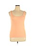 Ann Taylor LOFT Outlet 100% Cotton Orange Tank Top Size XL - photo 1