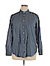 Liz Claiborne 100% Cotton Blue Long Sleeve Button-Down Shirt Size XL - photo 1