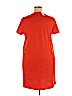 J. Crew Factory Store 100% Cotton Orange Casual Dress Size 2X - photo 2