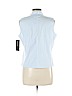 Jones New York Collection 100% Cotton Blue Sleeveless Button-Down Shirt Size 14 - photo 2