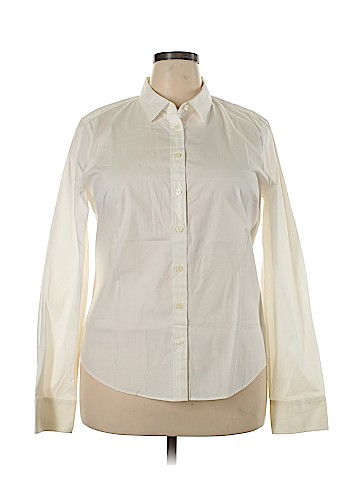 J. Crew Factory Store Long Sleeve Button-Down Shirt (view 1)