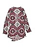 Justice Burgundy Cardigan Size 8 - photo 2