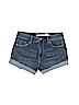 Zara Blue Denim Shorts Size 4 - photo 1